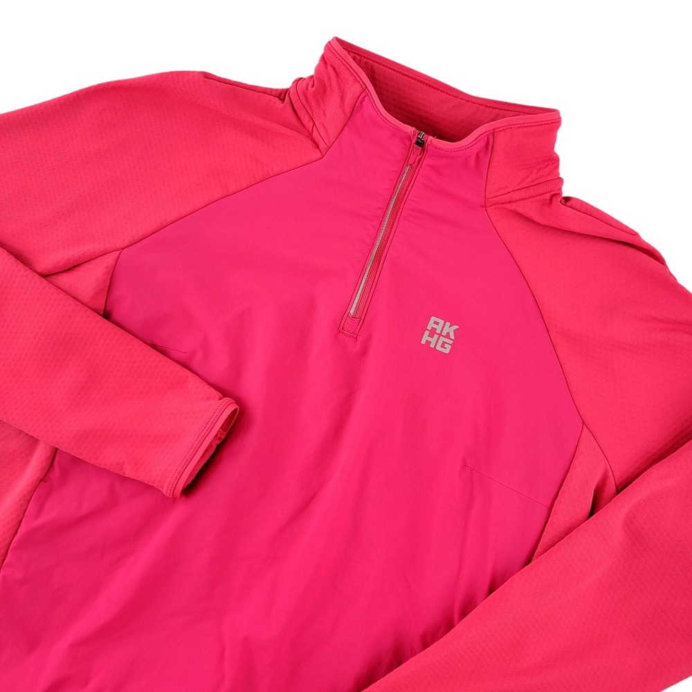 Alaskan Hardgear AKHG Pullover Womens Small Pink 1/4 Zip Long Sleeve Thermal Top